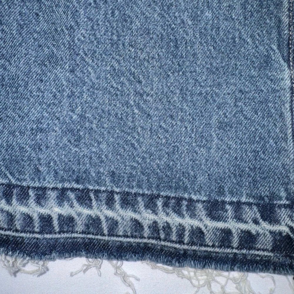Wrangler Tall Front Slit Retro Blue Denim Long Maxi Skirt NWT - Picture 6 of 13